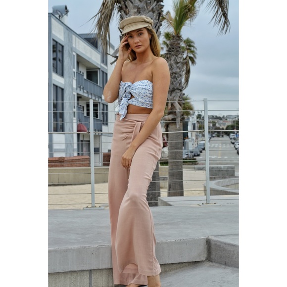 Wide Leg Gauze Pant - Picture 2 of 7